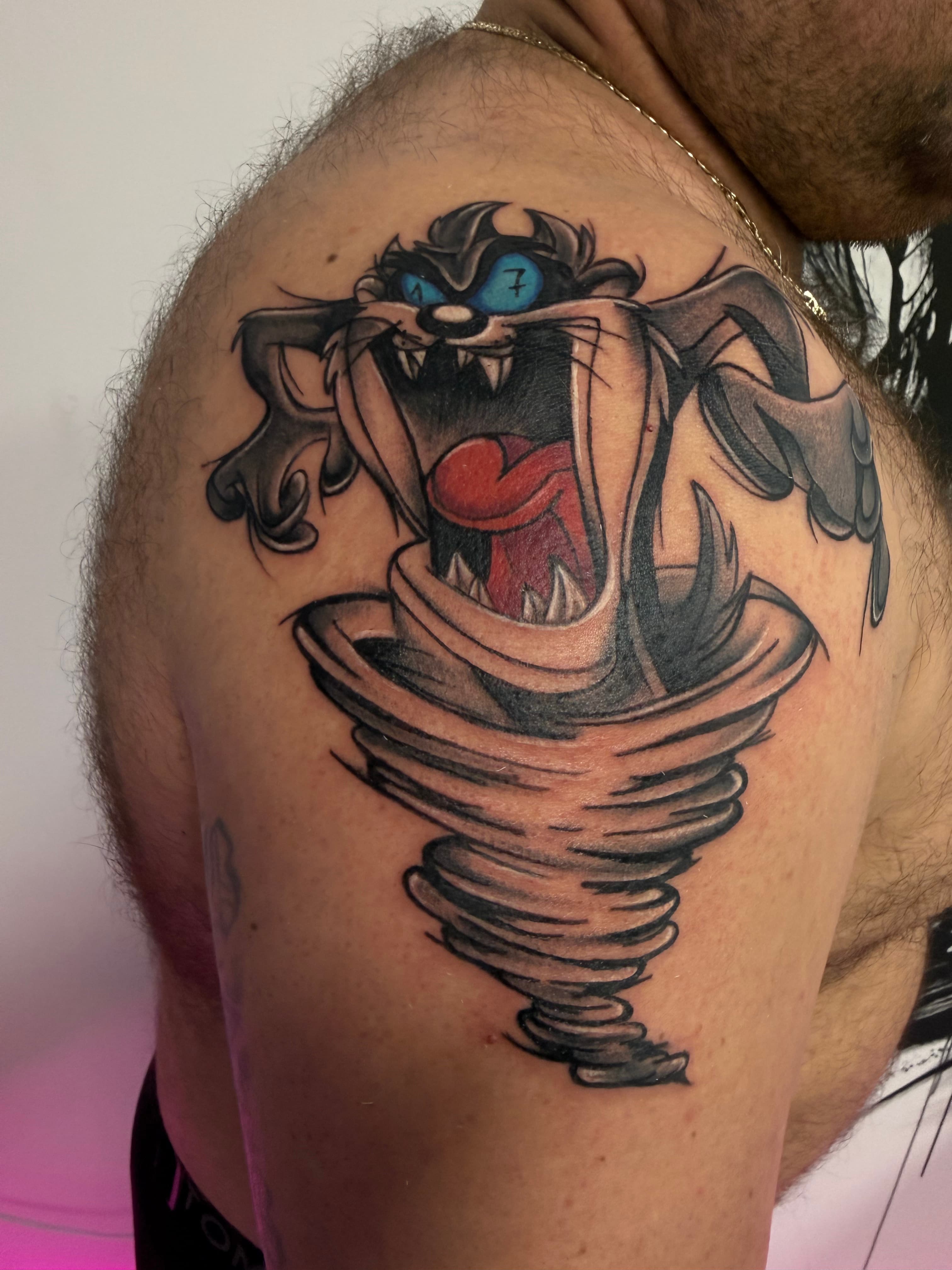 Realistic black and gray tattoo by Mariana at Black Stroke