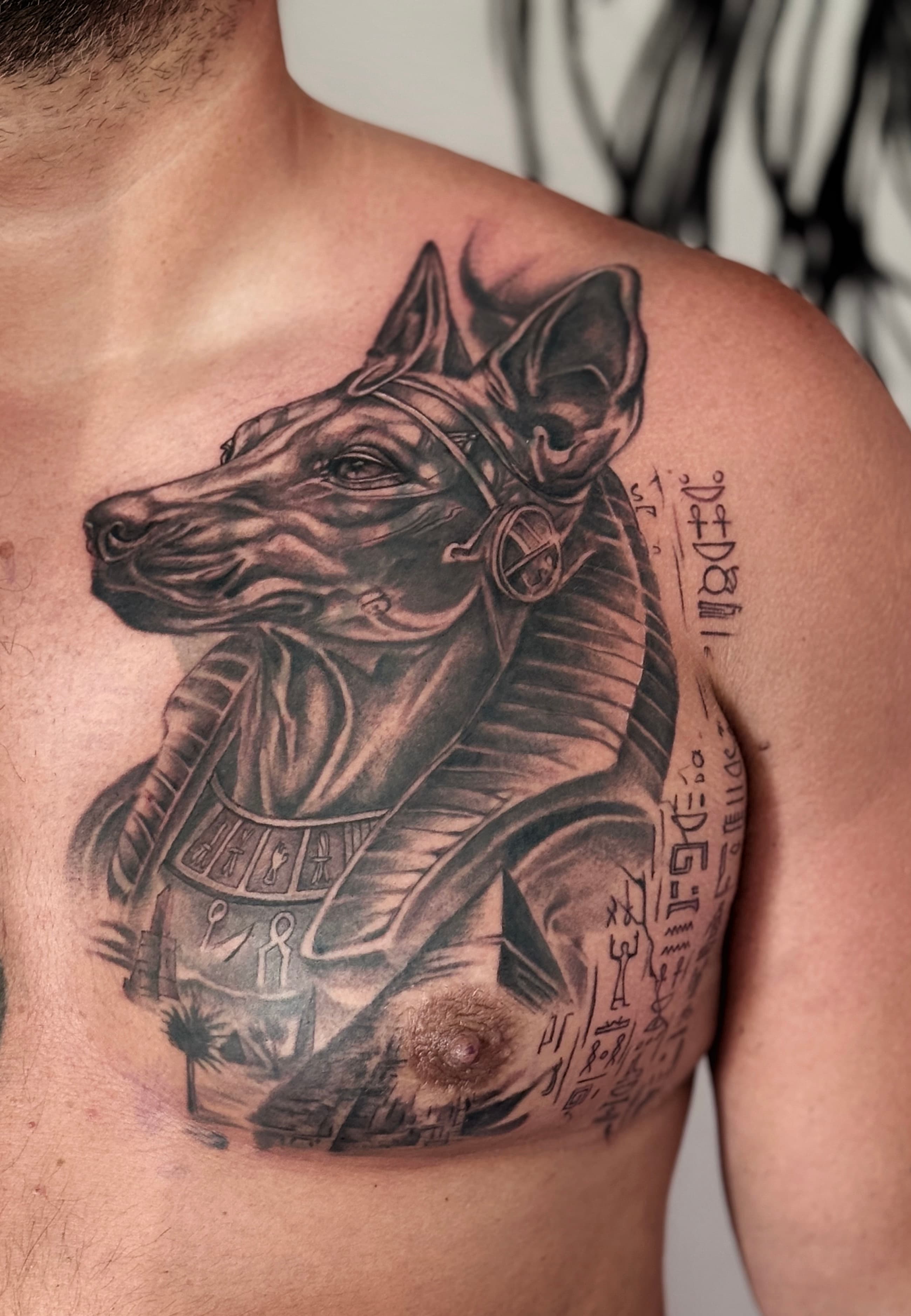 Black and gray tattoo artwork by Mariana at Black Stroke