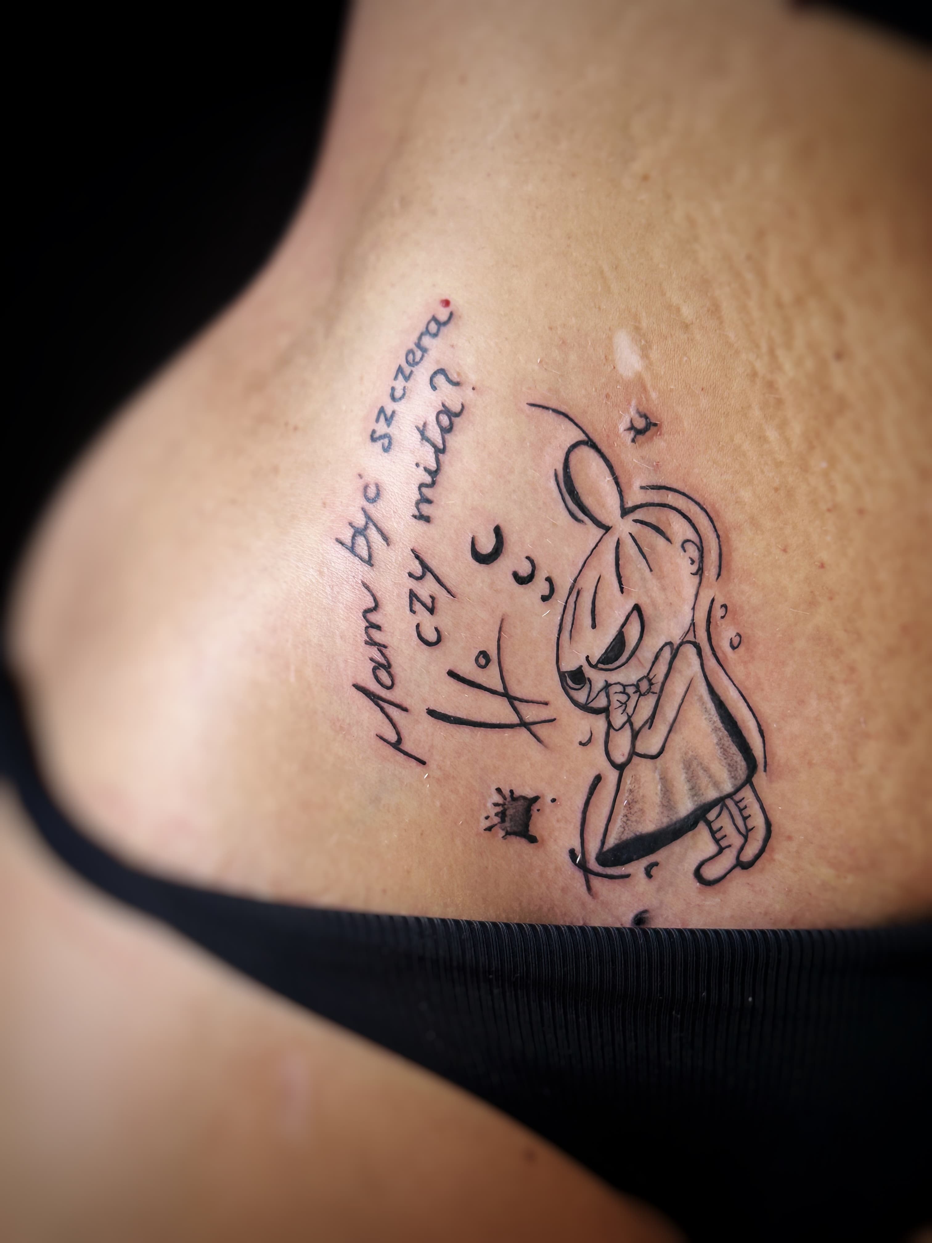 Black and gray tattoo by Mariana at Black Stroke